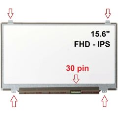 MSI GE62 Apache 2QC-607XTR, 2QE-070TR 15.6 Notebook uyumlu Lcd Ekran, Panel FHD IPS