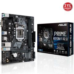 Asus PRIME H310M-F R2.0 DDR4 2666MHz S+V+GL 1151V2 Pin Anakart (8.9.Nesil) 1151P Mainboard