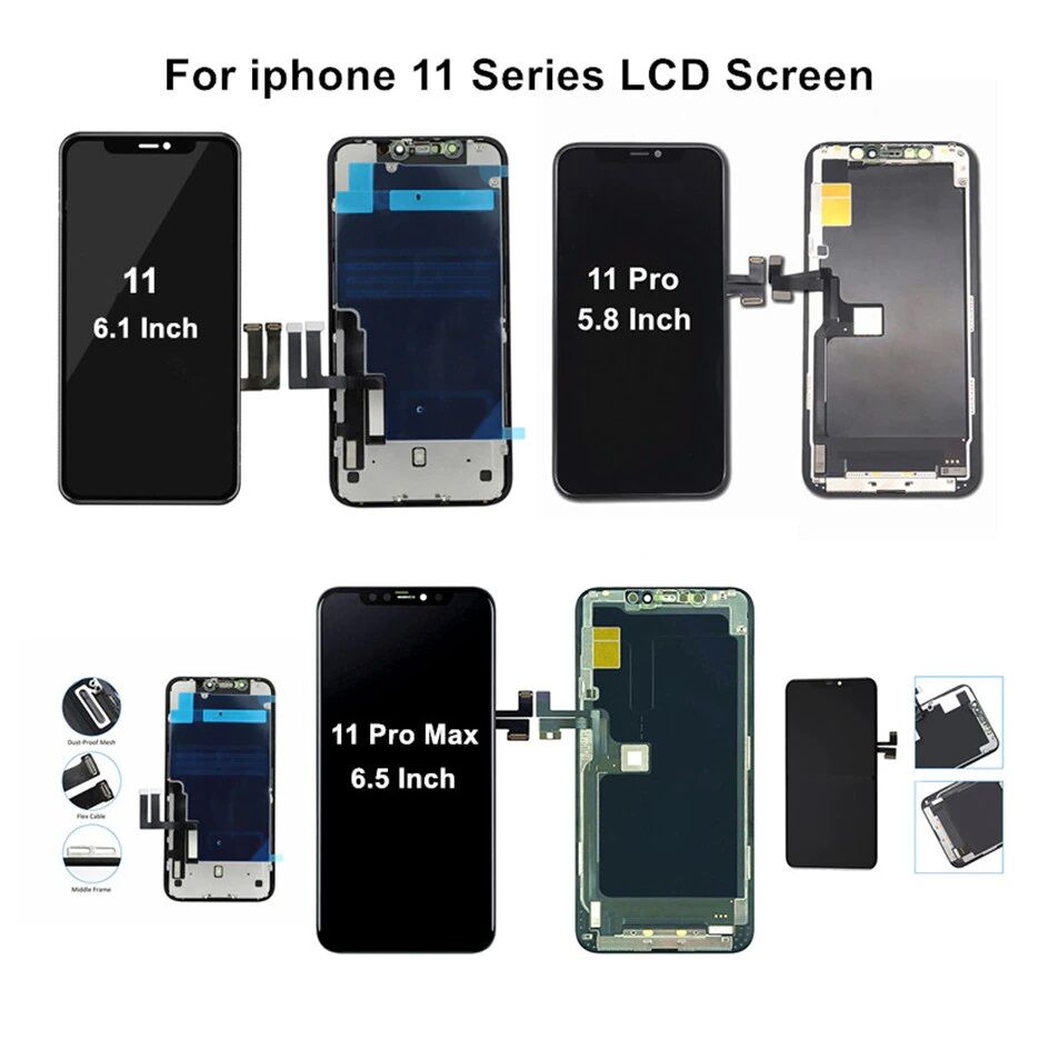 İphone 11 Lcd Ekran Çipsiz / Orjinal Revize