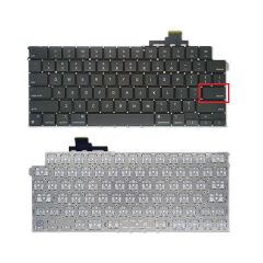 Apple MacBook Air A2681 (2022) Notebook Klavyesi, Laptop Tuş Takımı (Siyah US) Küçük Enter