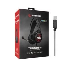 Rampage RM-K29 THUNDER 3.5mm Oyuncu Kulaklığı - Siyah