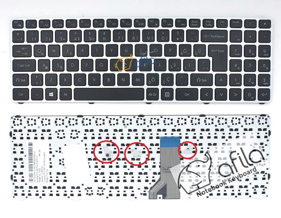 Grundig 1588, GNB-1588 B1 İ5 Notebook Klavye - Tuş Takımı / TR GNB1588B1İ5