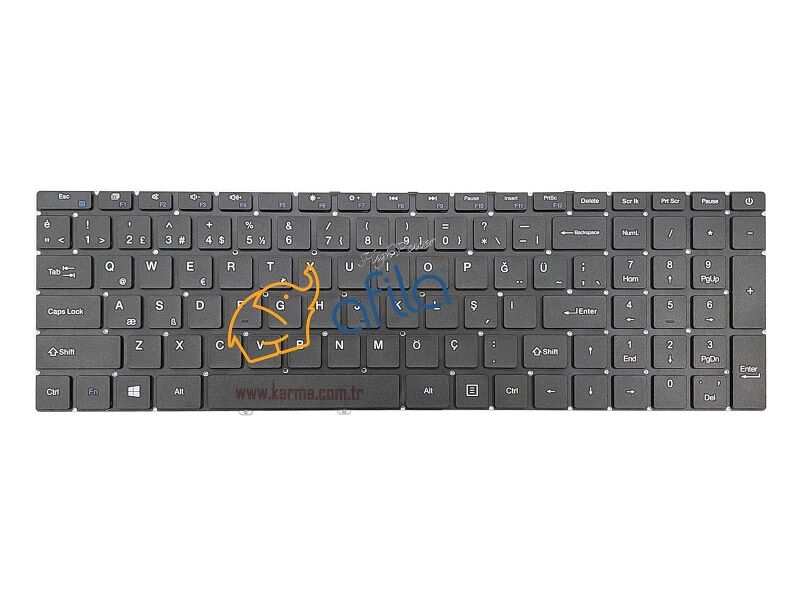 Hometech Alfa 150P Notebook Klavyesi - Siyah - TR