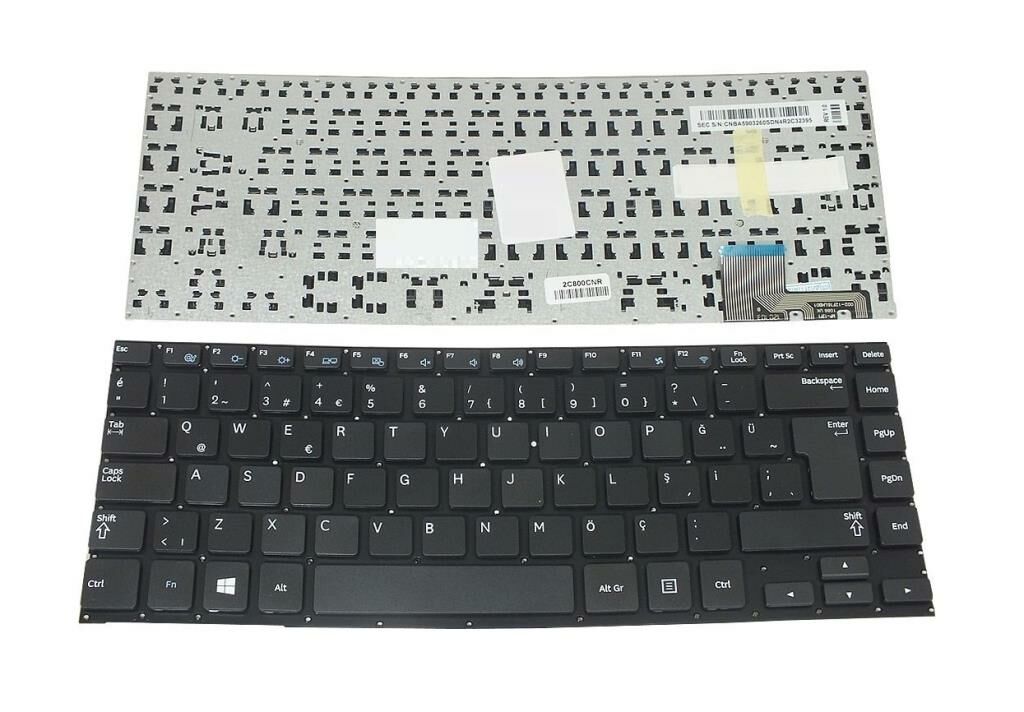 Samsung NP530U4B-S02TR, NP530U4C-S05TR Notebook Klavye (Siyah TR)