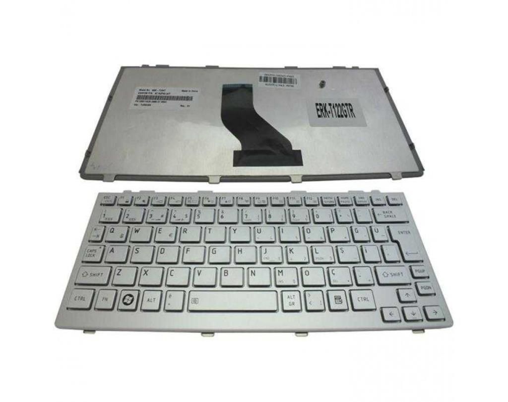 Toshiba NK81CP001 PK1308O2A20 Klavyesi Gümüş, Gri TR