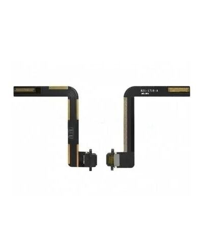Apple iPad 6 A1893 A1954 Şarj Soketi Flex Kablo - Siyah