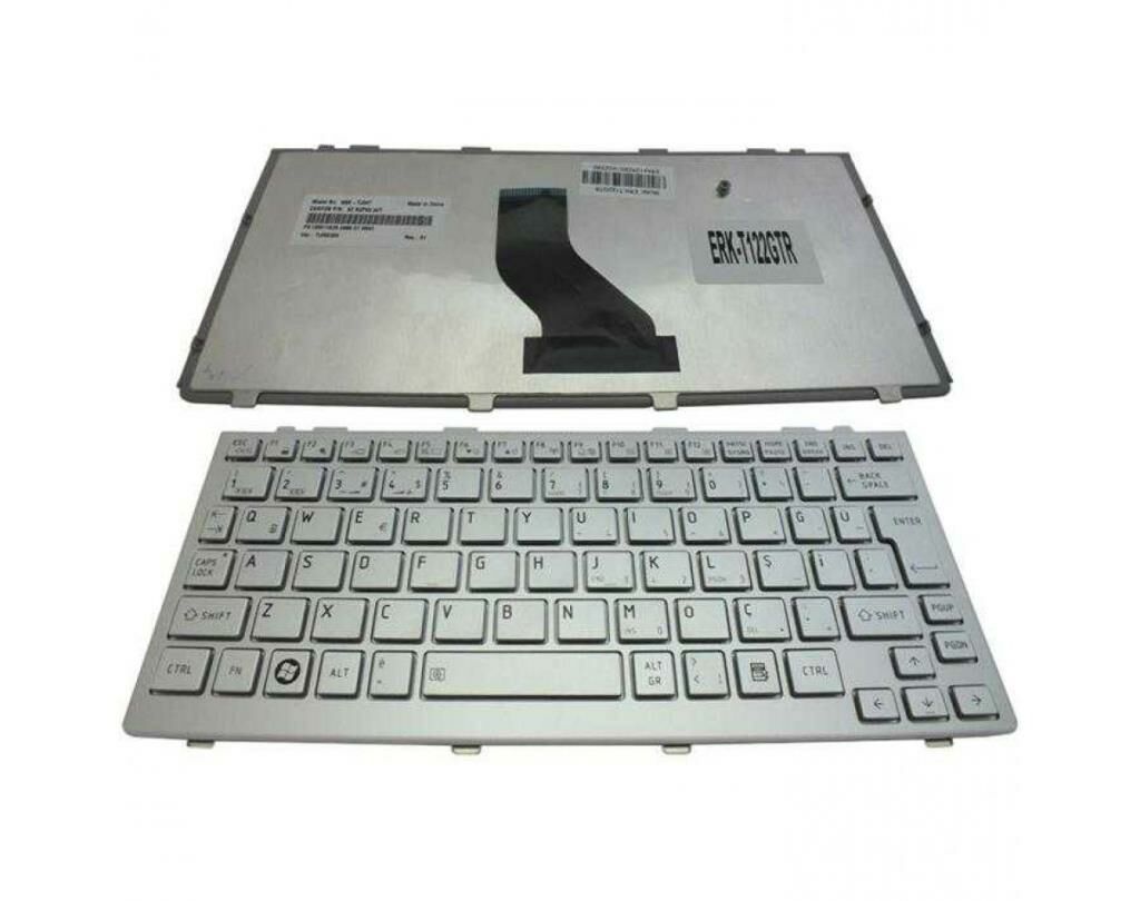 Toshiba Dynaboo 9Z.N2P82.00T, PK130811A20 Klavyesi Gümüş, Gri TR