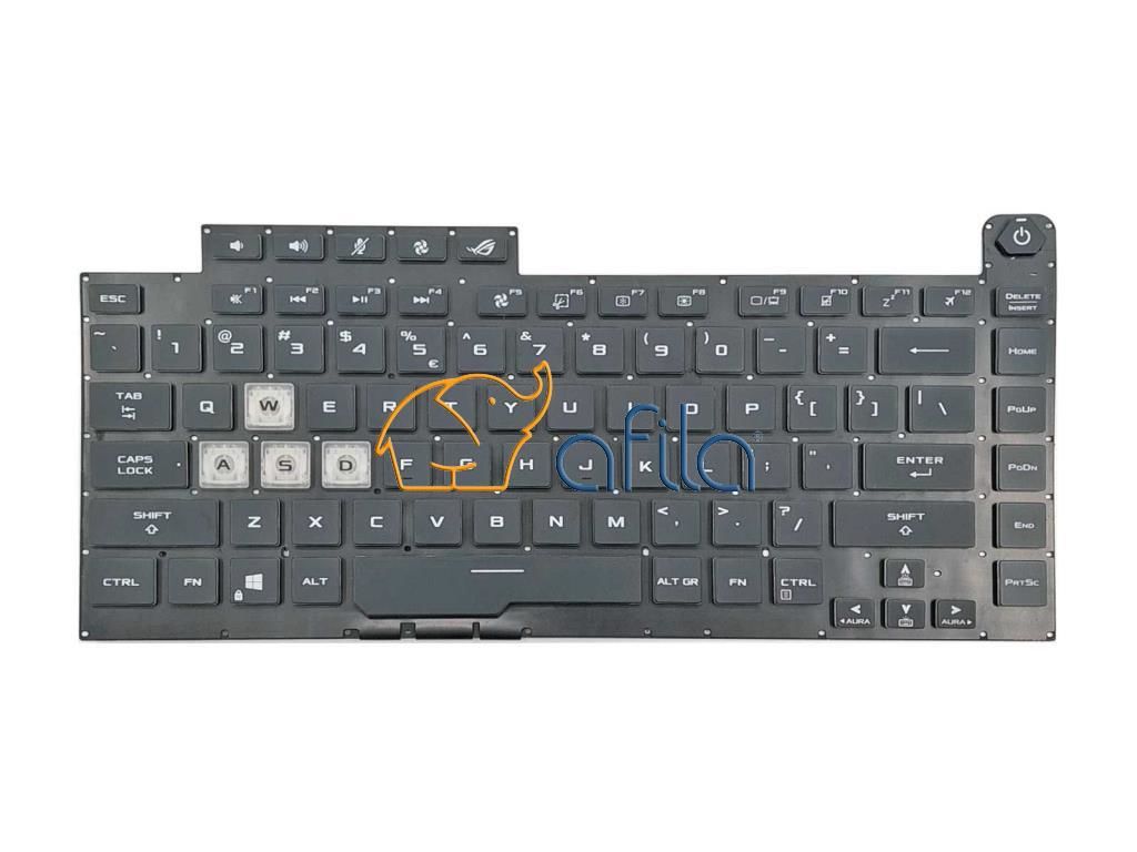 Asus G512LI-HN285A5, G512LI-HN285A6 Notebook Klavyesi Siyah TR - Ver.1