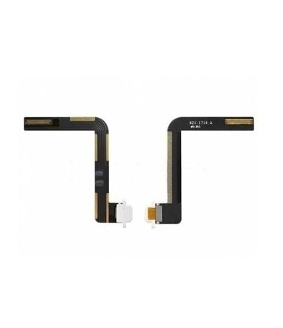 Apple iPad 5 2017 A1822 A1823 Şarj Soketi Flex Kablo - Beyaz