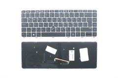 Hp EliteBook 840 G3 Notebook Klavyesi, Laptop Tuş Takımı (Siyah TR) (Işıklı) / KL0009LD