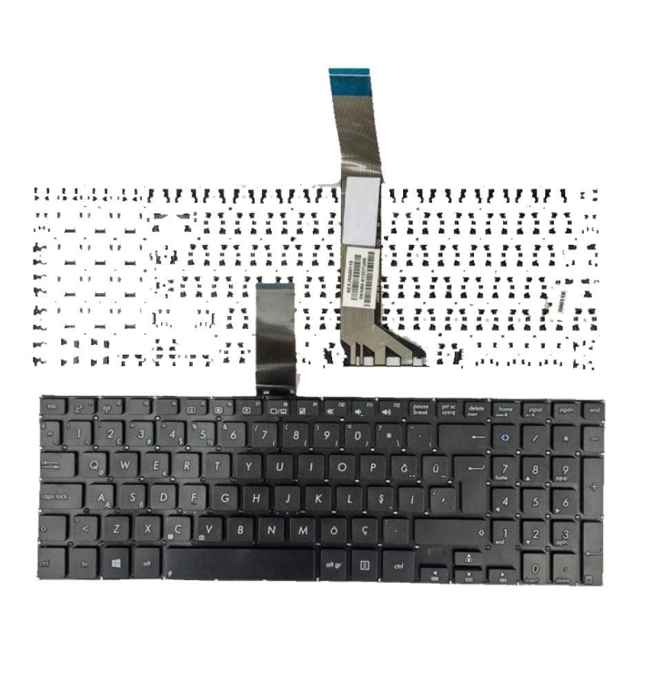 Asus S551LA S551LB V551LA K551LB Notebook Klavyesi - Siyah - TR