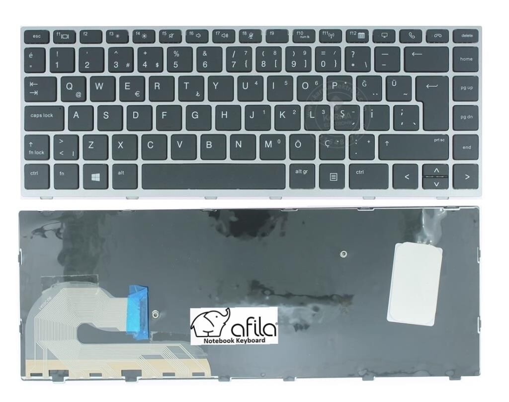 Hp EliteBook 840 G6 6XE67ET 6XD42EA Notebook Klavyesi, Laptop Tuş Takımı (Siyah TR)