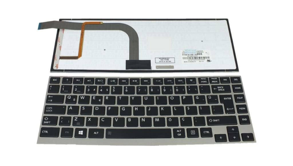 Toshiba W30, W30T-A-101, W30T-A-104 Notebook Klavye - IŞIKLI