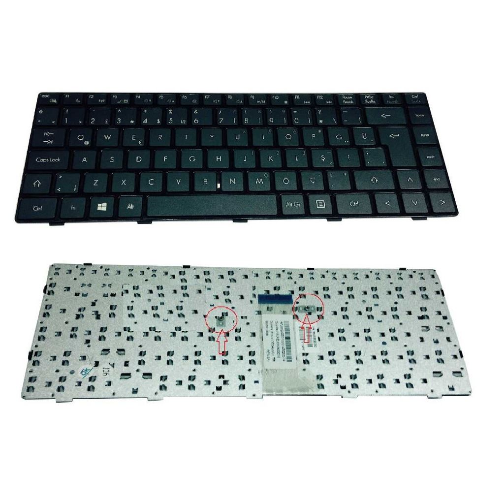Grundig 13M-GNB1450B1B8 Notebook Klavye - Tuş Takımı / Siyah TR