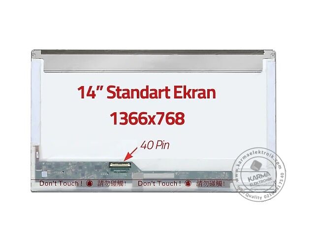 Asus X44H X45 X450 Lcd Ekran Led Panel (14.0 40pin 1366*768)