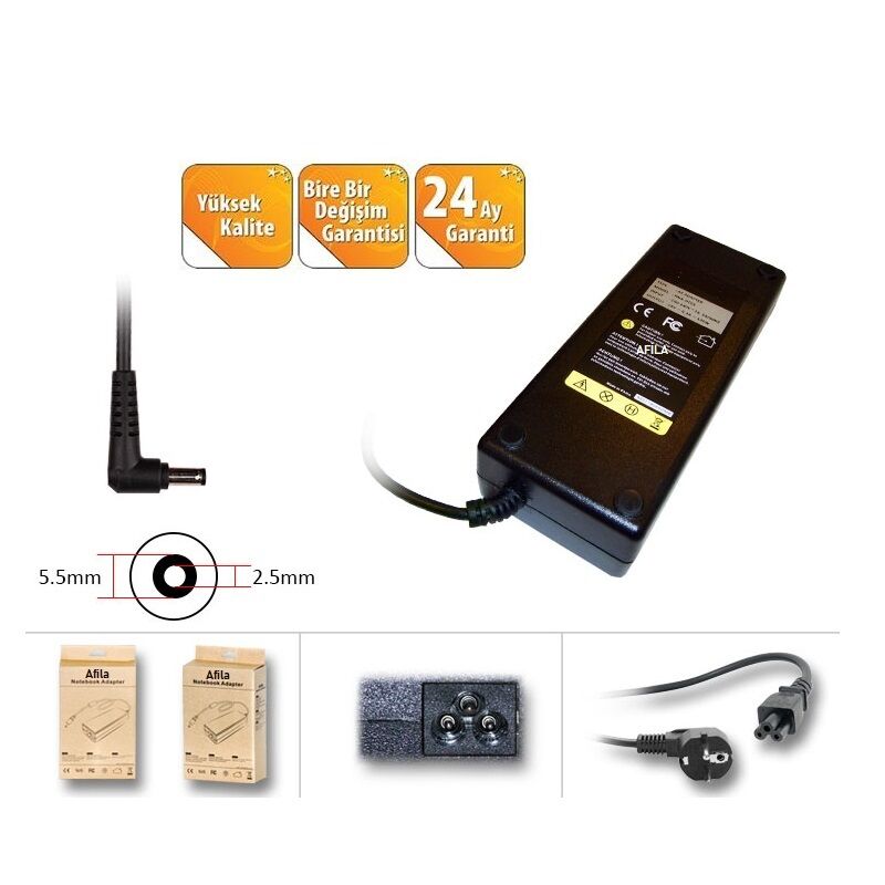 Monster Abra A7 V6.5.2 Adaptör Şarj Cihazı (120W) 19.5V 6.15A