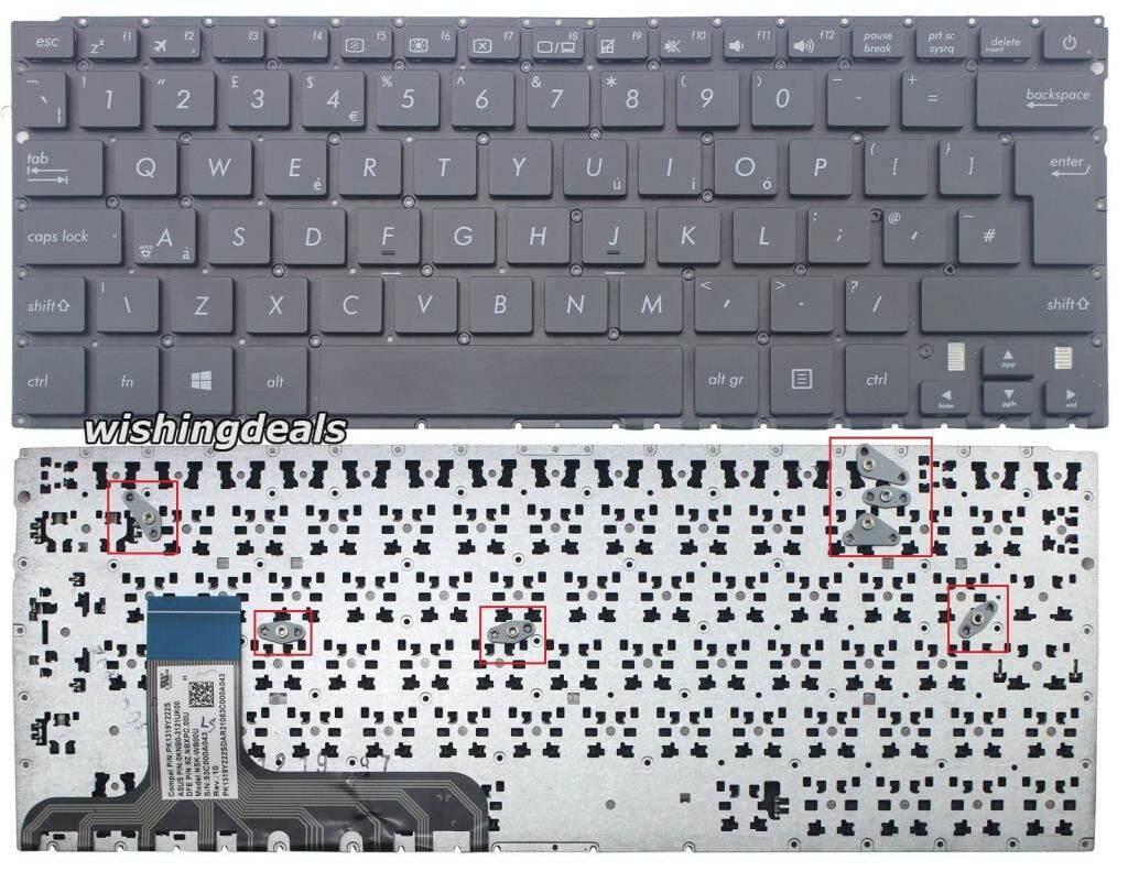 Asus 0KNB0-3126US00 9Z.NBXPC.301 Notebook Klavyesi - Siyah - TR