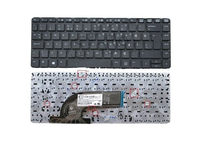 Hp ProBook 440 G1 640 G1 Notebook Klavyesi, Laptop Tuş Takımı (Siyah TR) / KL0898