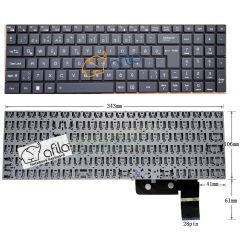 Casper Nirvana C550.1255-DF00X-G-F Notebook Klavyesi (Siyah TR) ışıklı