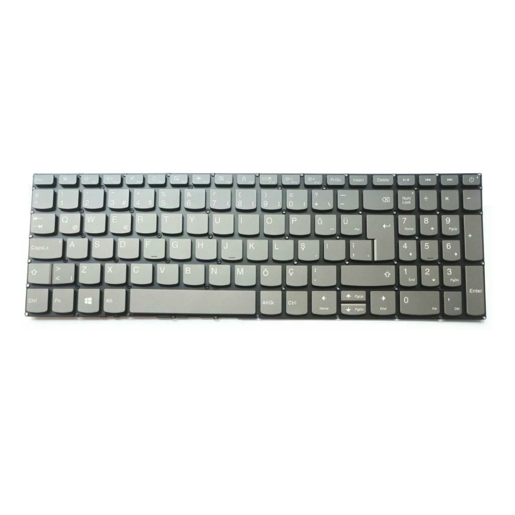 Lenovo ideaPad IP320-15ISK, IP320-17ABR Klavye (Füme ) Power Tuş