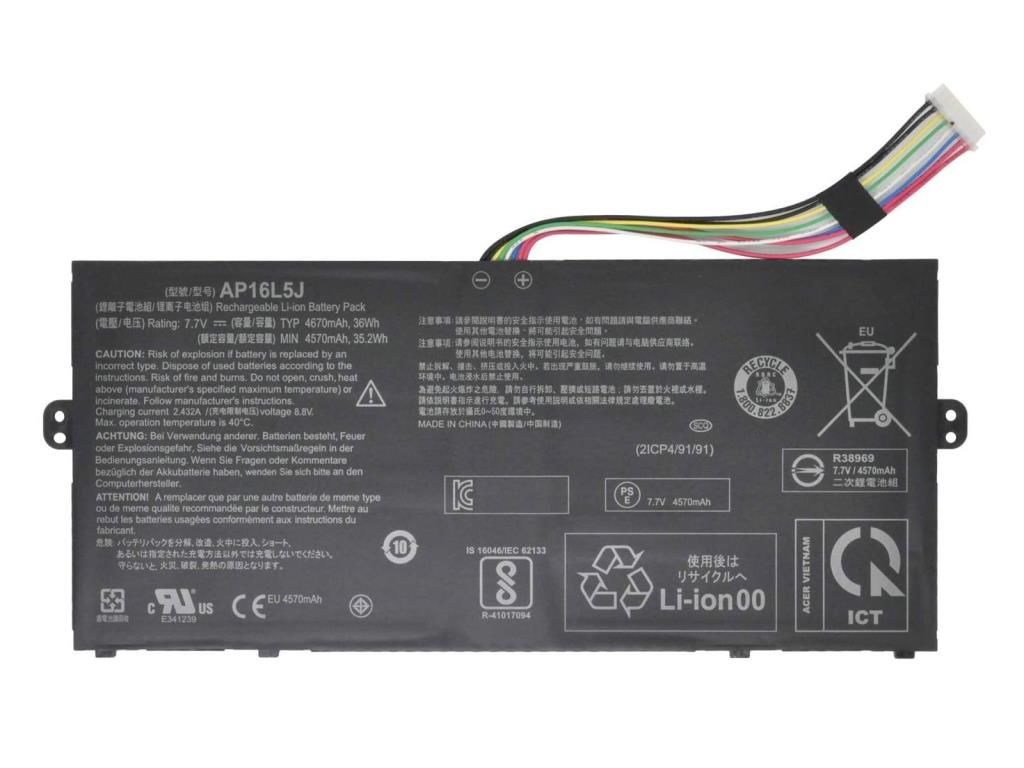Acer Aspire SF514-52, SF514-53, AP16L5J Notebook Bataryası, Pili / RACL-094