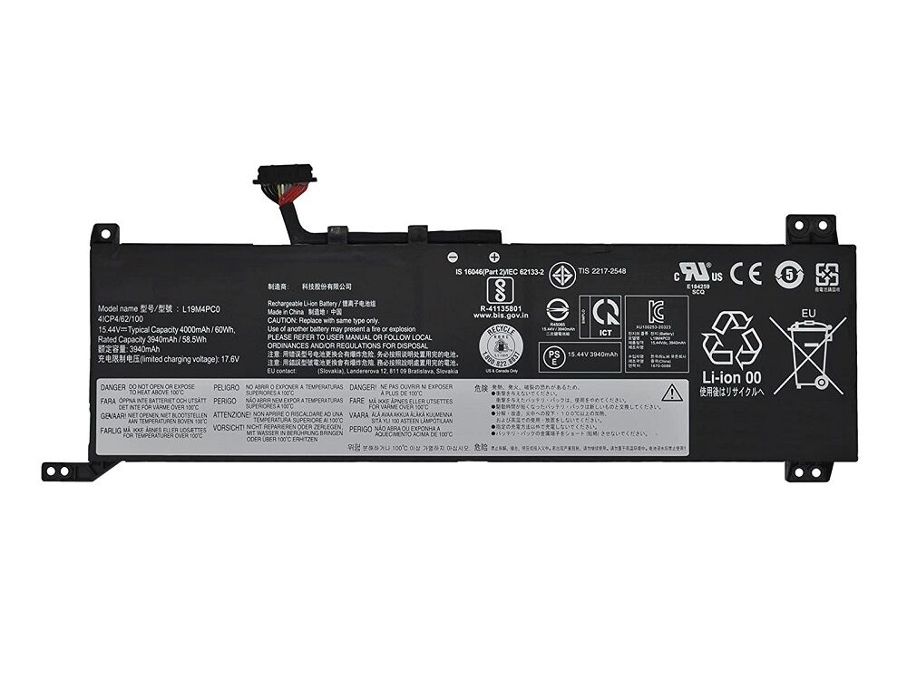 Lenovo L19C4PC0 Notebook Bataryası, Laptop Pili