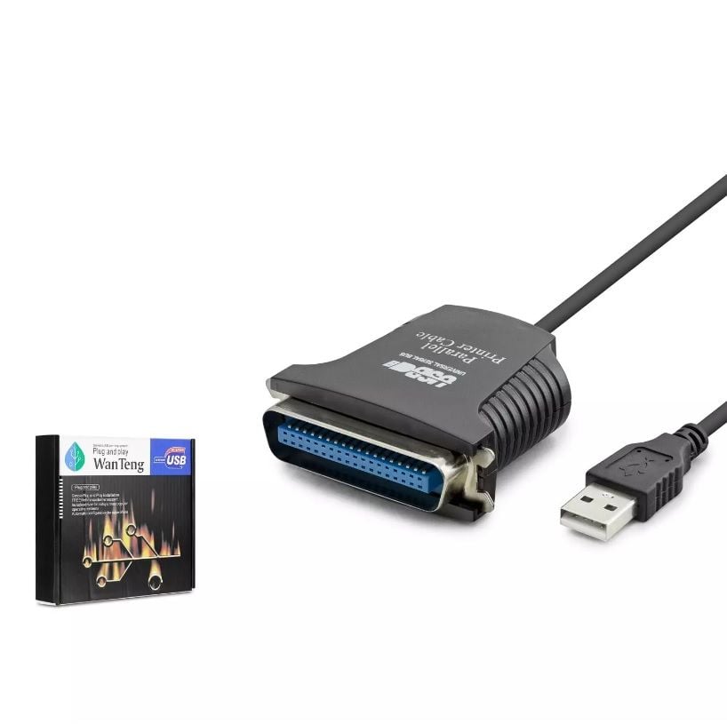 Afila HDX7526 USB PARALEL LPT Printer KABLO SİYAH 80CM (Usb To Lpt Çevirici)