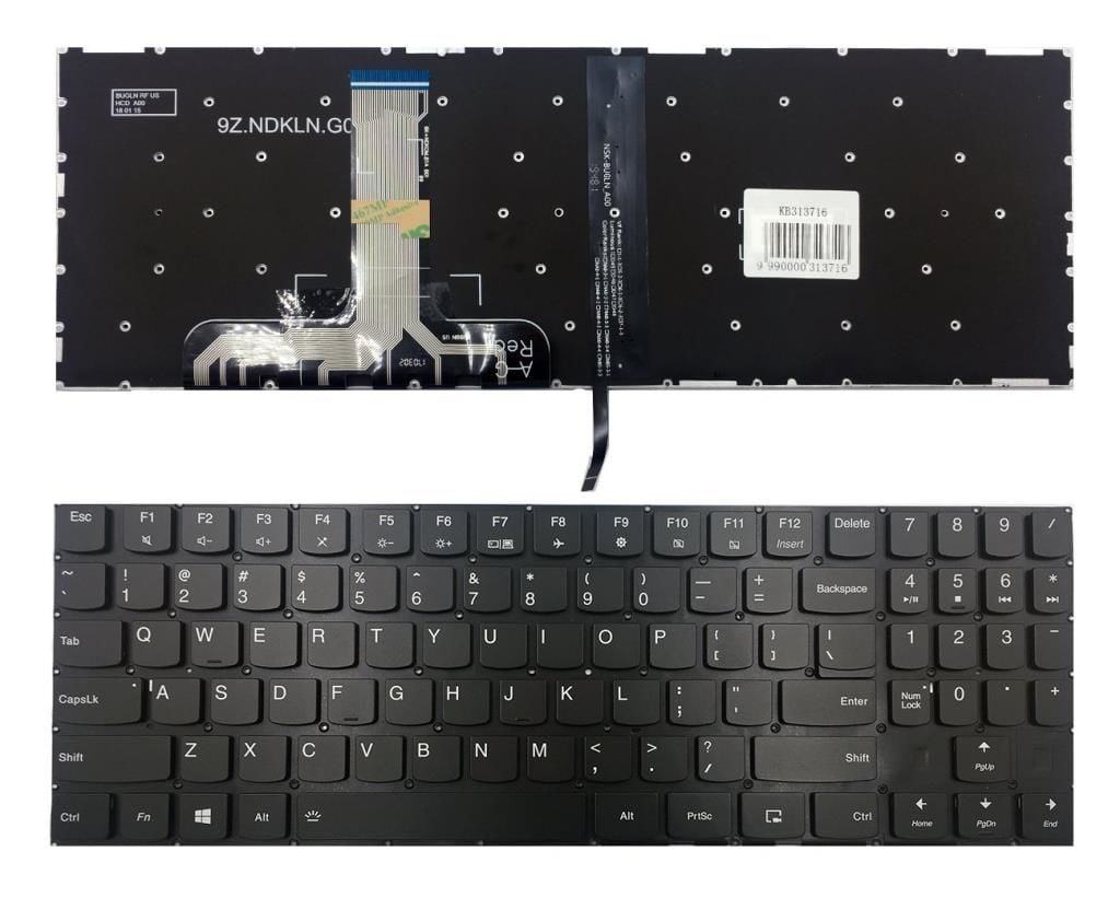 Lenovo Legion Y520-15IKBA Klavye - Beyaz Tuşlu (Siyah TR) Işıklı / KL0033LDWH