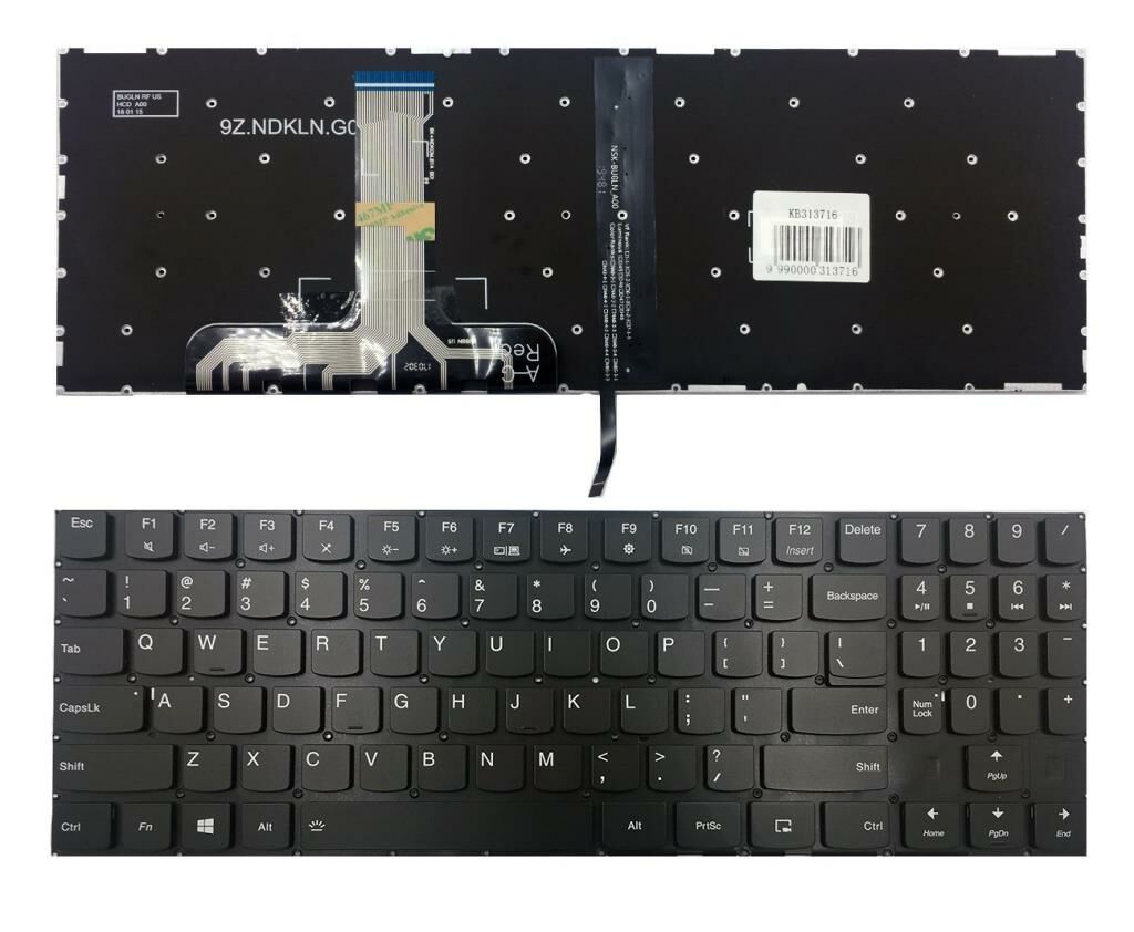 Lenovo Legion Y520-15IKBN Klavye - Beyaz Tuşlu (Siyah TR) Işıklı