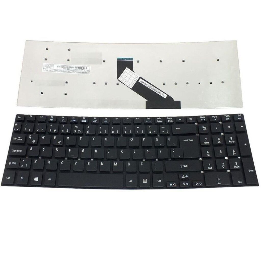 Acer Aspire E1-522-3657 E1-522-3884 Notebook Klavyesi (Siyah TR)
