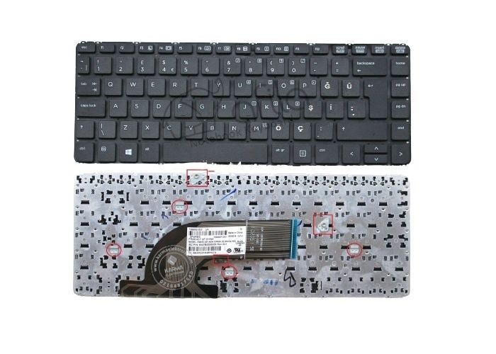 Hp ProBook 445 G1 645 G1 Notebook Klavyesi