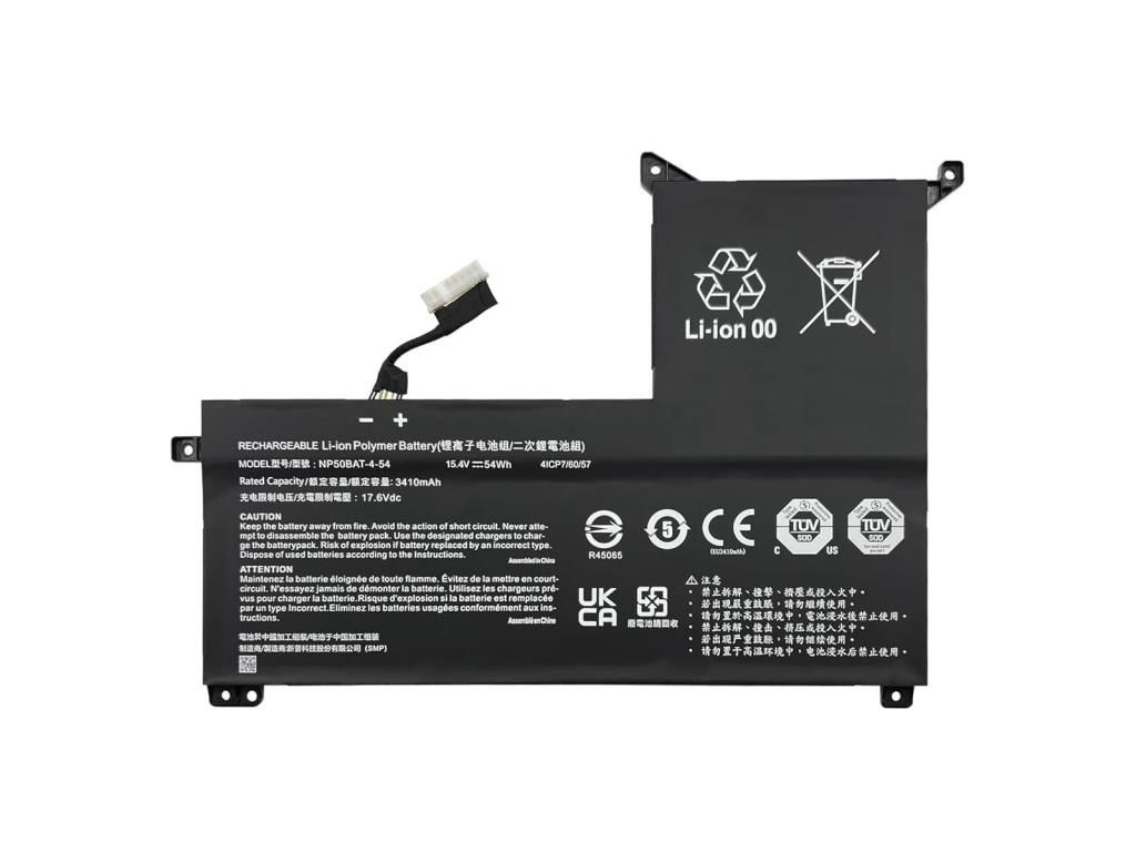 Clevo NP50BAT-4-54 Notebook Bataryası