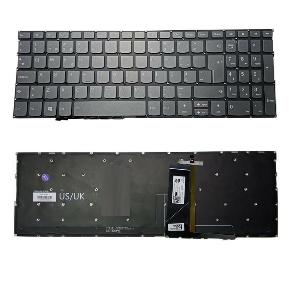 Lenovo IdeaPad S540-15IWL Notebook Klavyesi - Siyah - TR - Işıklı