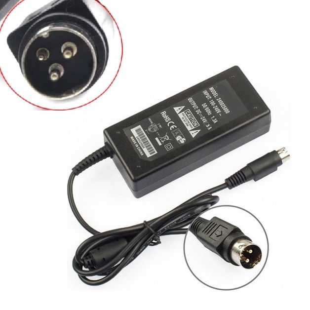 24 Volt 3 Amper 3 Pinli Termal Yazıcı Printer Adaptörü (24V-3A-72W)