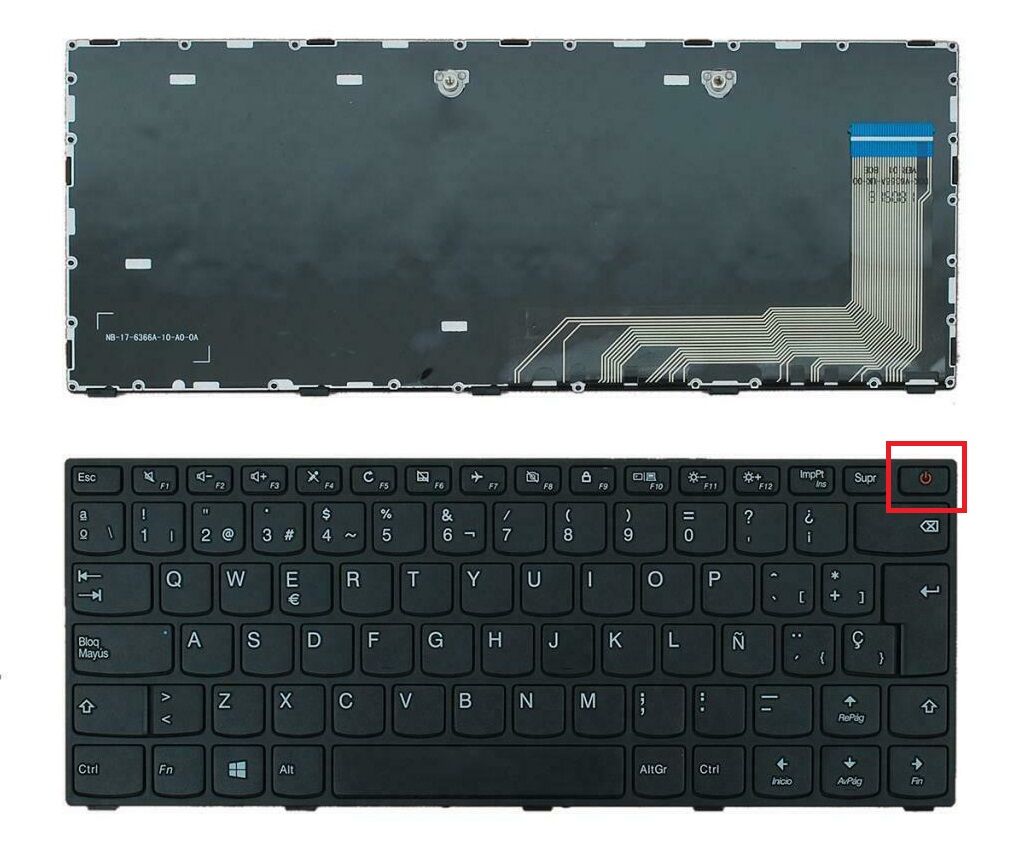 Lenovo IdeaPad 110-14ISK Notebook Klavyesi - Siyah - TR