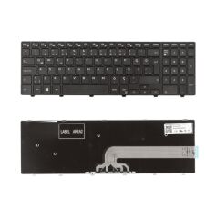 Dell Inspiron 5558 P51F, P51F001 Notebook Klavyesi - Tuş Takımı (Siyah TR)