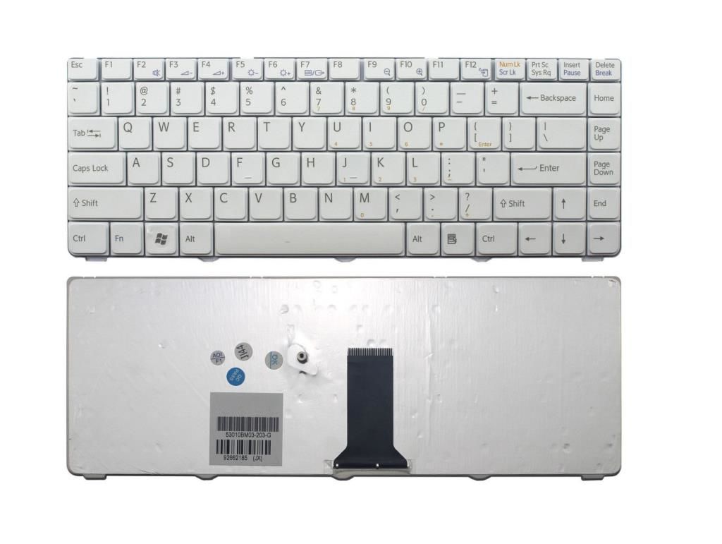 Sony Vaio PCG-7162M VGN-NS31MT Notebook Klavyesi - Beyaz - TR