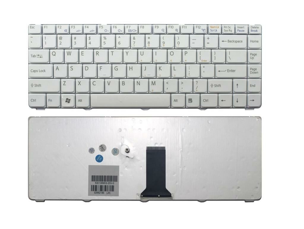 Sony Vaio VGN-C1Z, VGN-C1Z/B Notebook Klavyesi - Beyaz - TR