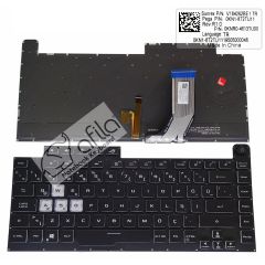 Asus G512LV-HN111T, G512LV-HN144 Notebook Klavyesi Siyah TR - Ver.2