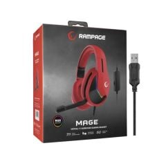 Rampage MAGE RGB 7.1 Oyuncu  Kulaklığı - Kırmızı