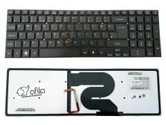 Acer Aspire 8951G-2416G1TMnkk (ZYG) Notebook Klavyesi - Siyah - TR - Backlit