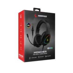 Rampage M7 MONCHER RGB 7.1 Oyuncu Kulaklığı - Siyah