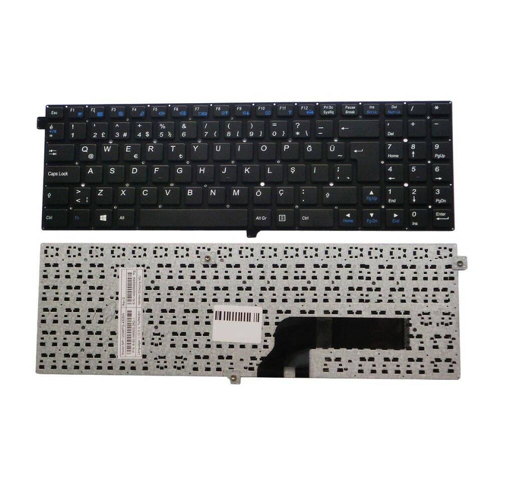 MP-12C96TQ-430W MP-12C96TQ-4305W Notebook Klavyesi - Siyah - TR