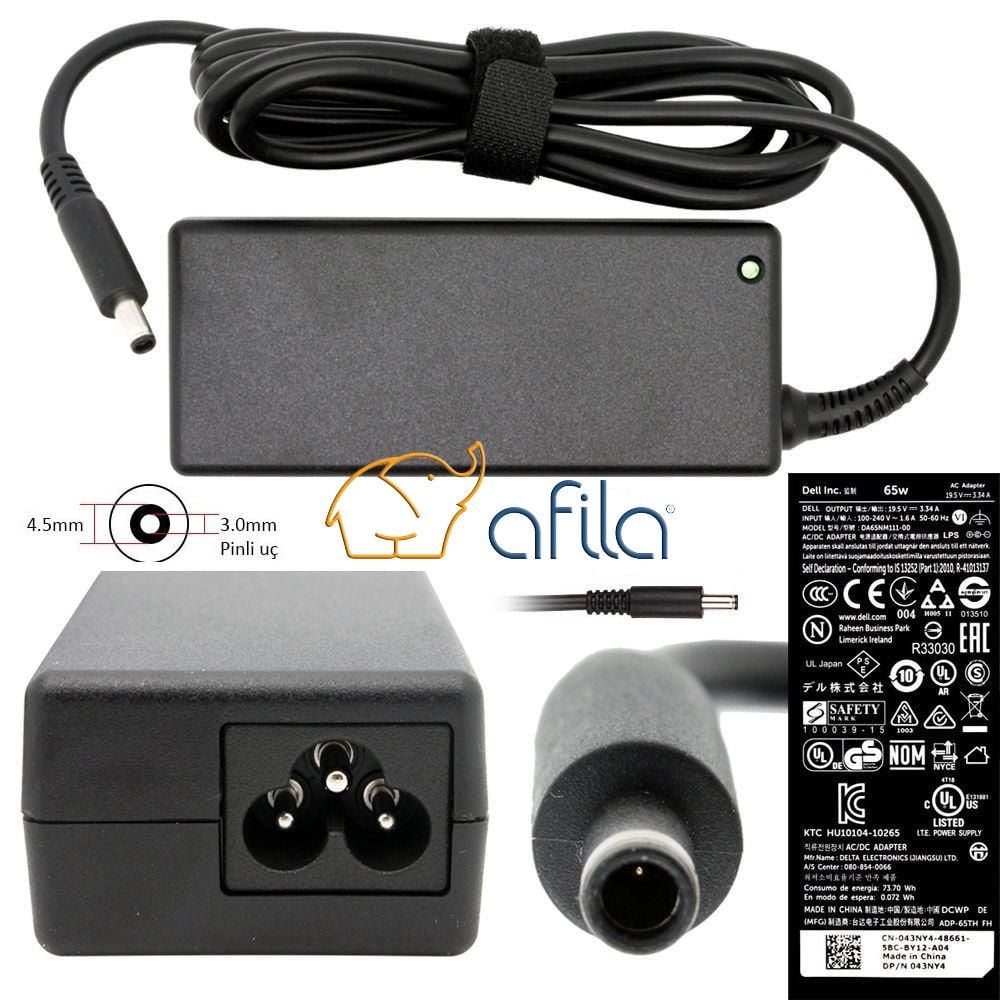 Dell Vostro 3590 P75F010 P75F Notebook Adaptörü, Şarj Cihazı (Orjinal)