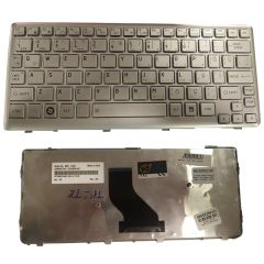 Toshiba NB200 NB520 Notebook Klavye - Gümüş (Adaptasyonlu)