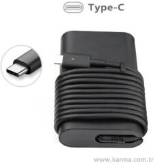 Dell 30W Type-C Notebook Adaptörü (USB-C) Muadil (20V 1.5A 12V 2A 5V 2A Uyumlu)
