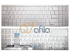 Asus VivoBook 15 M1502IA-EJ137W01 Uyumlu Notebook Klavyesi, Laptop Tuş Takımı (Silver, Gri TR) ışıklı