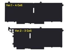 Dell uyumlu Latitude 7430 7330 7530 Notebook Bataryası, Laptop Pili - Ver.1 - 4 Cell