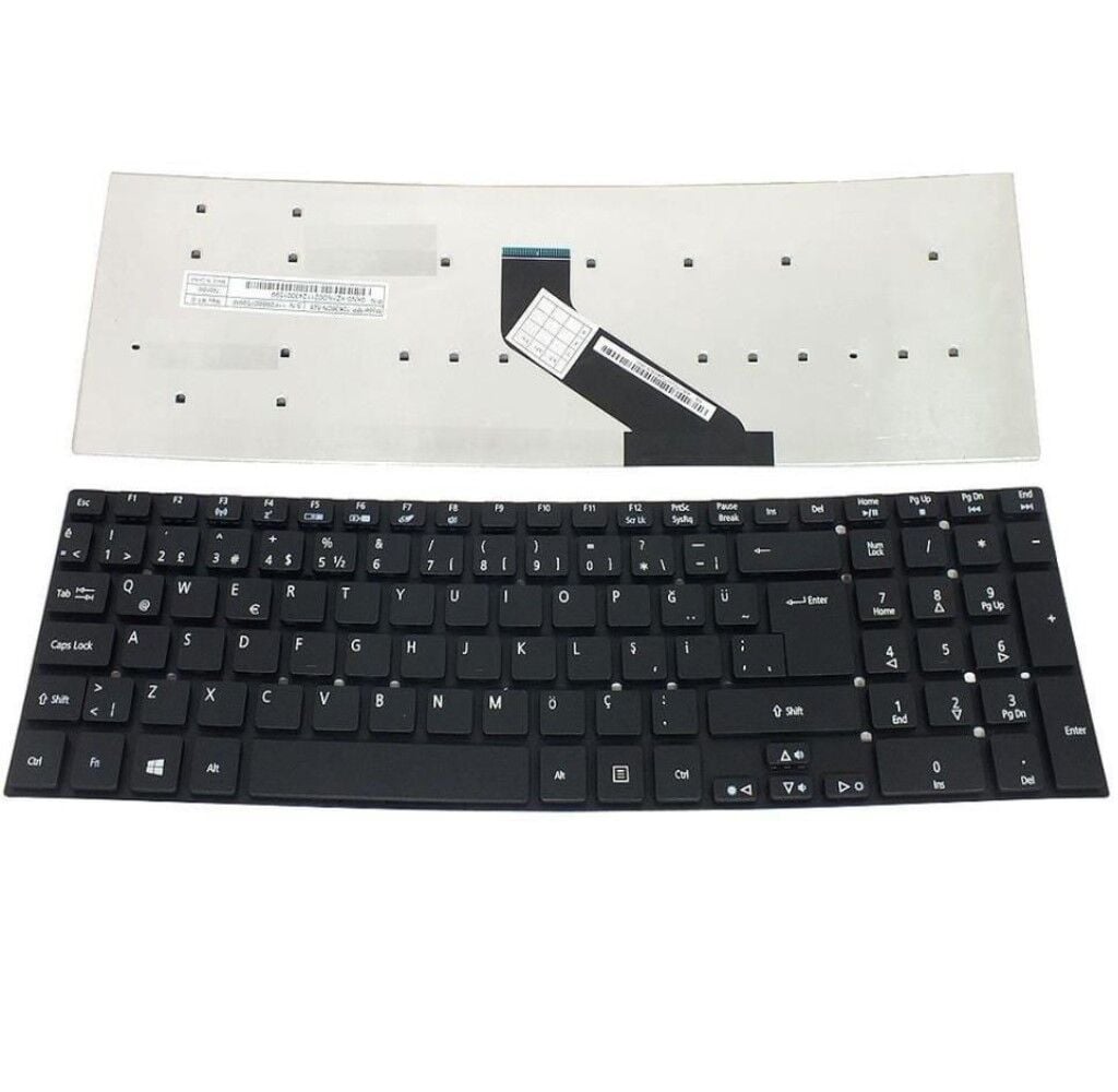 Acer Aspire V3-571G V3-571G-53238G50Makk Notebook Klavyesi (Siyah TR)