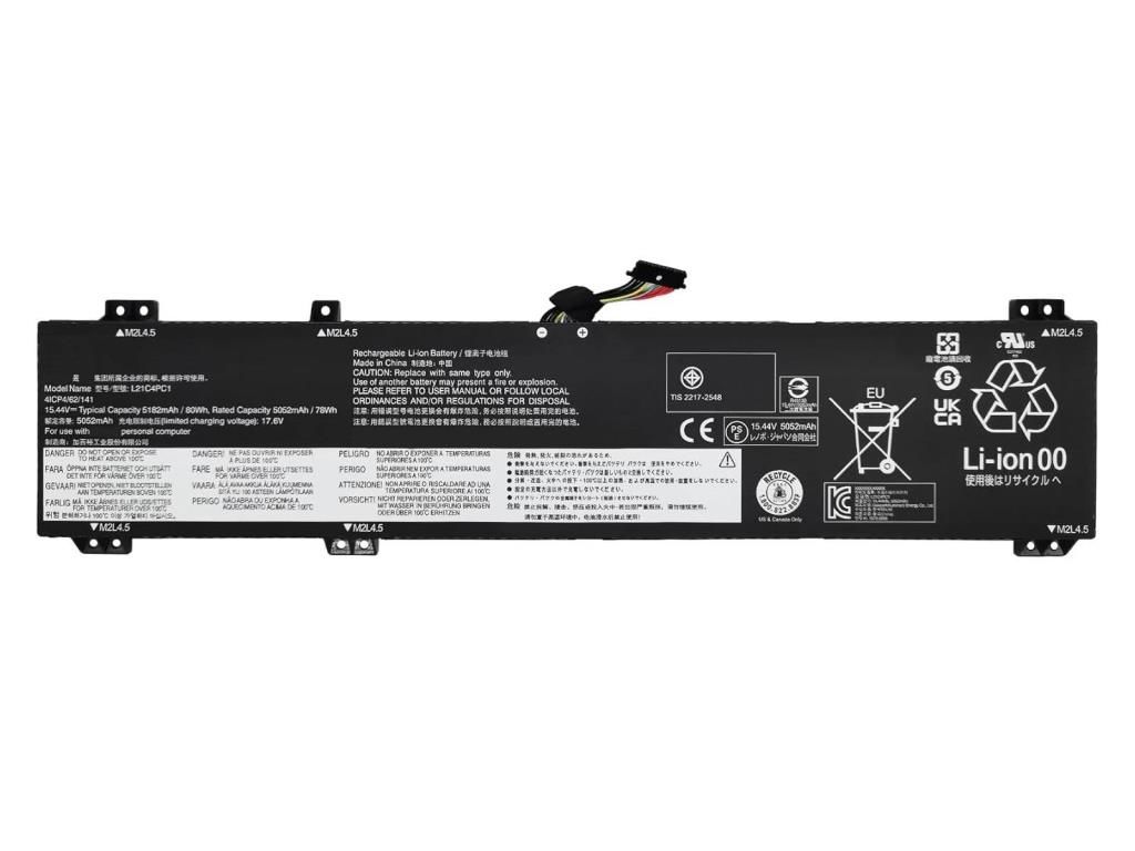 Lenovo uyumlu Legion 5 Pro-16ARH7, L21C4PC1 Notebook Bataryası, Laptop Pili / RLL-202